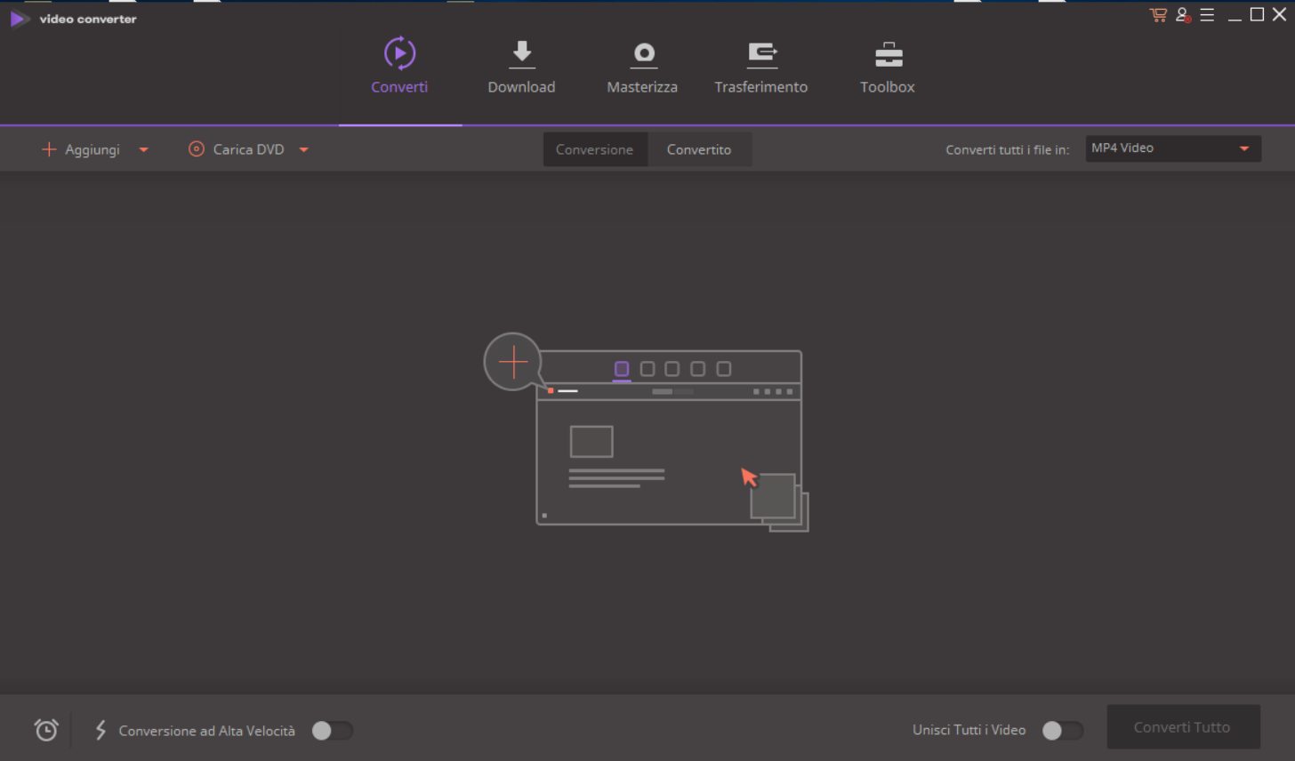 video converter schermata iniziale